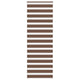 Vidaxl Zebra Roller Blind 85x230 cm Stoffbreite 80,9 cm Polyesterbraun