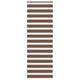 Vidaxl Zebra Roller Blind 90x230 cm Stoffbreite 85,9 cm Polyesterbraun