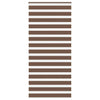 Vidaxl Zebra Roller Blind 110x230 cm Stoffbreite 105,9 cm Polyesterbraun