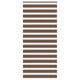 Vidaxl Zebra Roller Blind 115x230 cm Stoffbreite 110,9 cm Polyesterbraun
