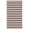 Vidaxl Zebra Roller Blind 120x230 cm Stoffbreite 115,9 cm Polyesterbraun