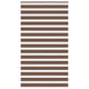 Vidaxl Zebra Roller Blind 120x230 cm Stoffbreite 115,9 cm Polyesterbraun