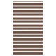 Vidaxl Zebra Roller Blind 130x230 cm Stoffbreite 125,9 cm Polyesterbraun