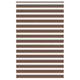 Vidaxl Zebra Roller Blind 140x230 cm Stoffbreite 135,9 cm Polyesterbraun