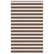 Vidaxl Zebra Roller Blind 145x230 cm Stoffbreite 140,9 cm Polyesterbraun