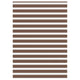 Vidaxl Zebra Roller Blind 165x230 cm Stoffbreite 160,9 cm Polyesterbraun