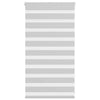 Vidaxl Zebra Roller Blind 70x100 cm Staubbreite 65,9 cm hellgrau