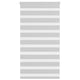 Vidaxl Zebra Roller Blind 90x100 cm Stoffbreite 85,9 cm hellgrau
