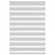 Vidaxl Zebra Roller Blind 100x100 cm Stoffbreite 95,9 cm hellgrau