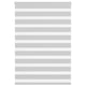 Vidaxl Zebra Roller Blind 110x100 cm Stoffbreite 105,9 cm hellgrau