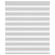 Vidaxl Zebra Roller Blind 120x100 cm Stoffbreite 115,9 cm hellgrau