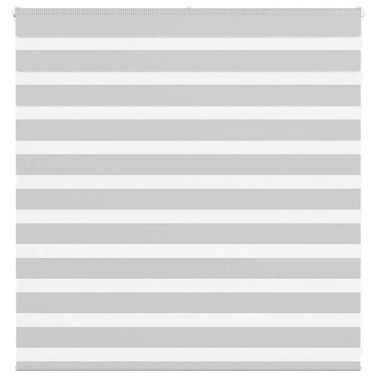 Vidaxl Zebra Roller Blind 145x100 cm Stoffbreite 140,9 cm hellgrau