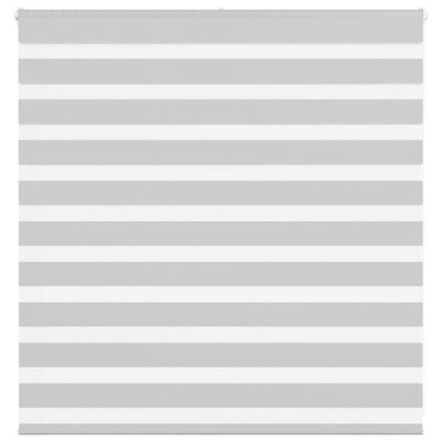Vidaxl Zebra Roller Blind 150x100 cm Staubbreite 145,9 cm hellgrau