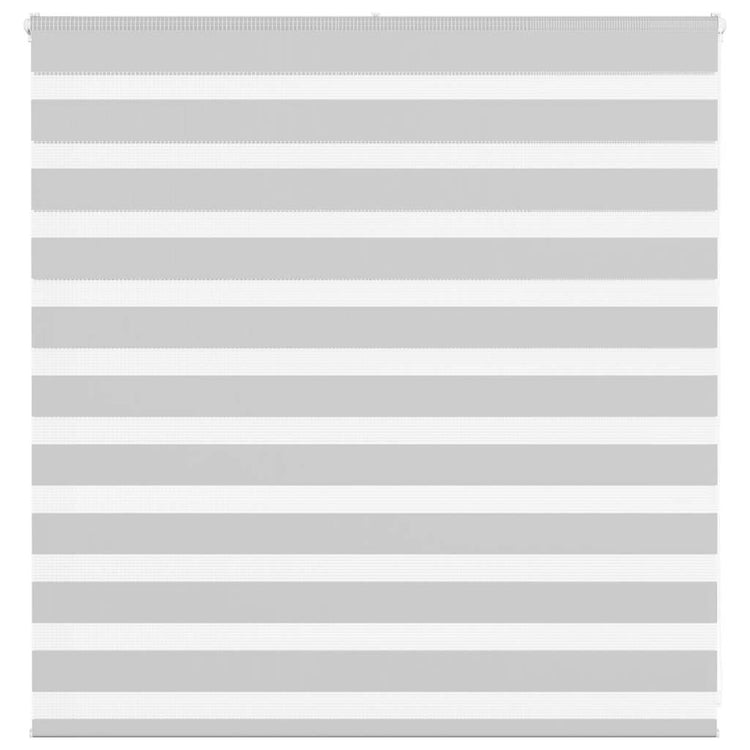Vidaxl Zebra Roller Blind 150x100 cm Staubbreite 145,9 cm hellgrau