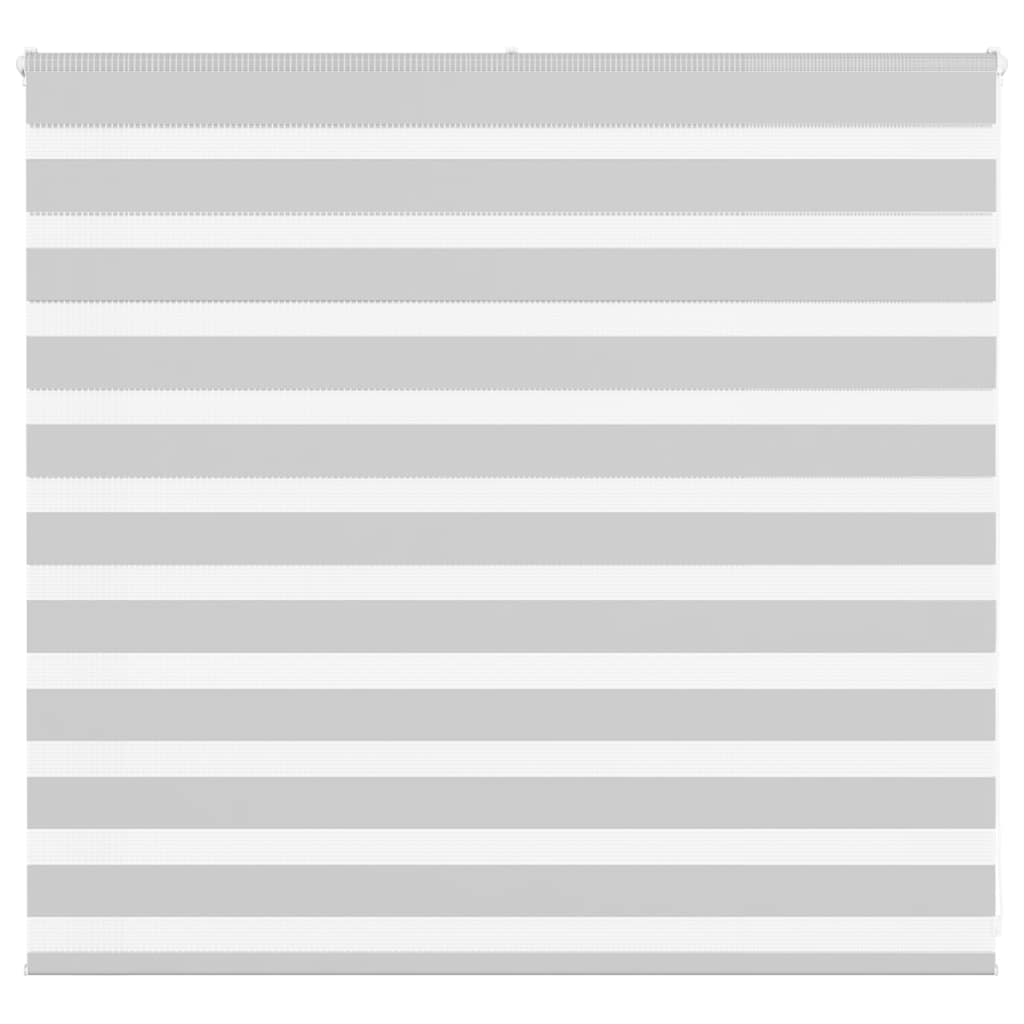 Vidaxl Zebra Roller Blind 155x100 cm Stoffbreite 150,9 cm hellgrau