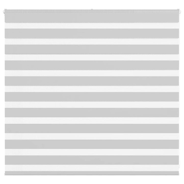 Vidaxl Zebra Roller Blind 155x100 cm Stoffbreite 150,9 cm hellgrau