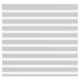 Vidaxl Zebra Roller Blind 155x100 cm Stoffbreite 150,9 cm hellgrau