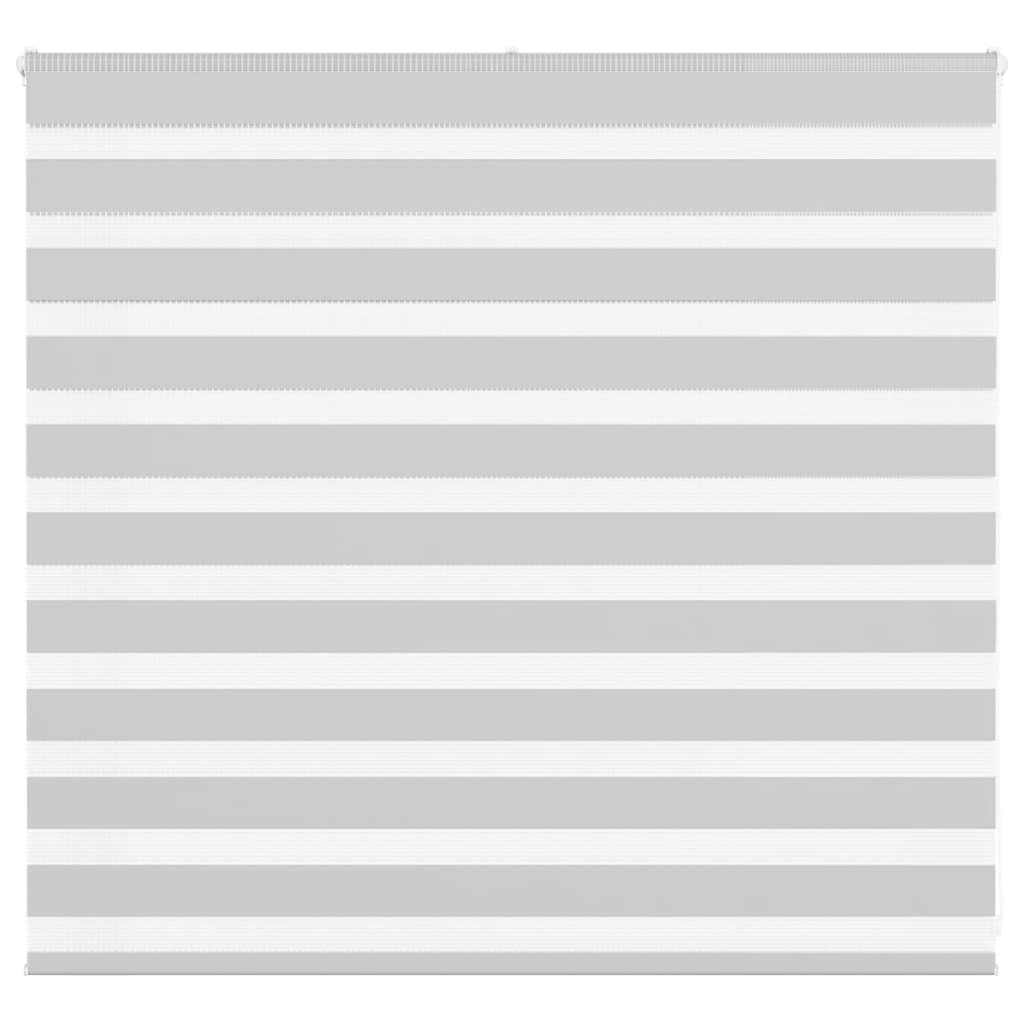 Vidaxl Zebra Roller Blind 160x100 cm Stoffbreite 155,9 cm hellgrau