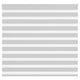 Vidaxl Zebra Roller Blind 165x100 cm Stoffbreite 160,9 cm hellgrau