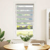 Vidaxl Zebra Roller Blind 55x150 cm Stoffbreite 50,9 cm hellgrau