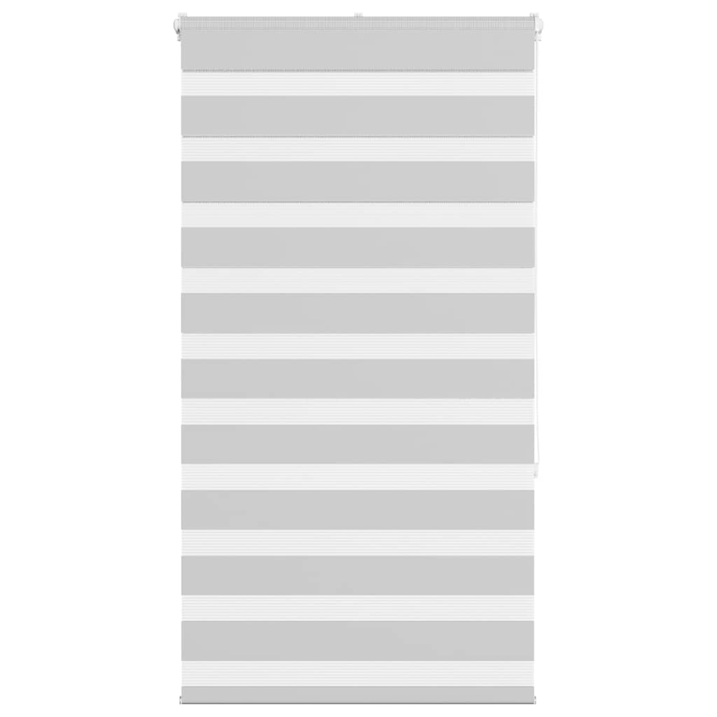 Vidaxl Zebra Roller Blind 75x150 cm Stoffbreite 70,9 cm hellgrau