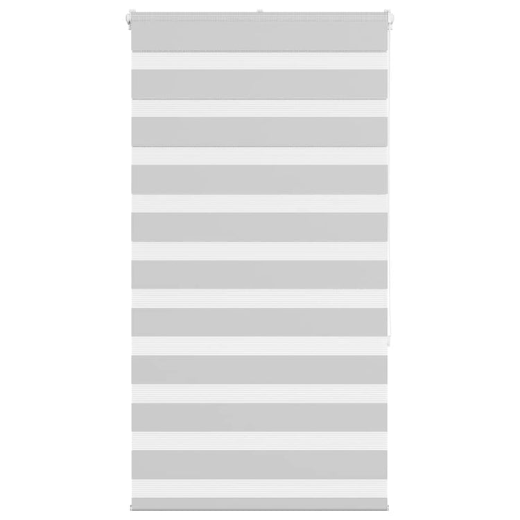 Vidaxl Zebra Roller Blind 75x150 cm Stoffbreite 70,9 cm hellgrau