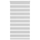 Vidaxl Zebra Roller Blind 75x150 cm Stoffbreite 70,9 cm hellgrau