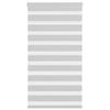 Vidaxl Zebra Roller Blind 85x150 cm Staubbreite 80,9 cm hellgrau