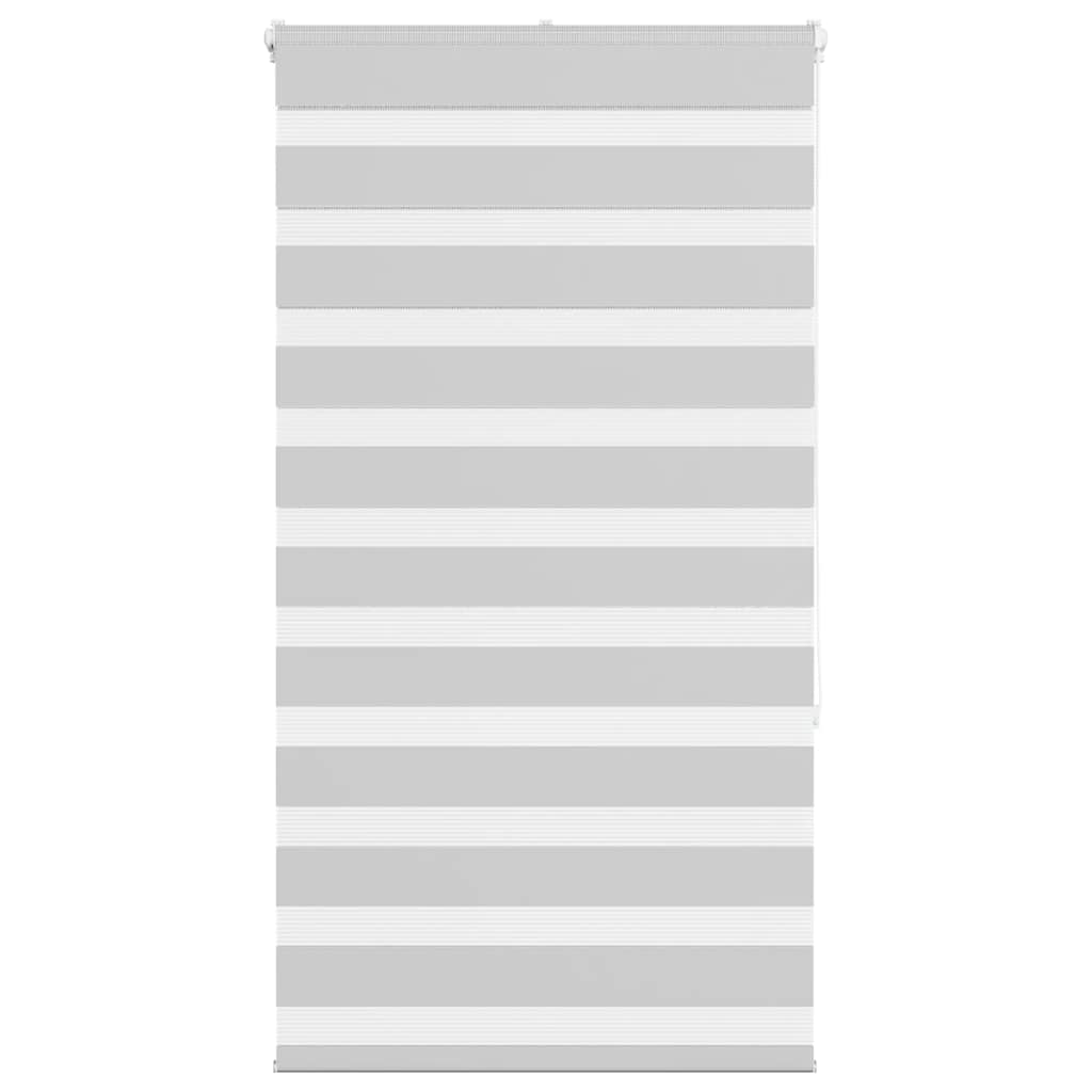 Vidaxl Zebra Roller Blind 90x150 cm Stoffbreite 85,9 cm hellgrau