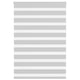 Vidaxl Zebra Roller Blind 100x150 cm Staubbreite 95,9 cm hellgrau