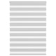 Vidaxl Zebra Roller Blind 105x150 cm Stoffbreite 100,9 cm hellgrau