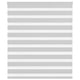 Vidaxl Zebra Roller Blind 105x150 cm Stoffbreite 100,9 cm hellgrau