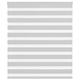 Vidaxl Zebra Roller Blind 130x150 cm Staubbreite 125,9 cm hellgrau