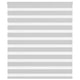 Vidaxl Zebra Roller Blind 135x150 cm Staubbreite 130,9 cm hellgrau