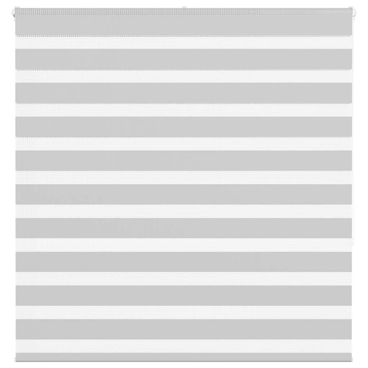 Vidaxl Zebra Roller Blind 140x150 cm Stoffbreite 135,9 cm hellgrau