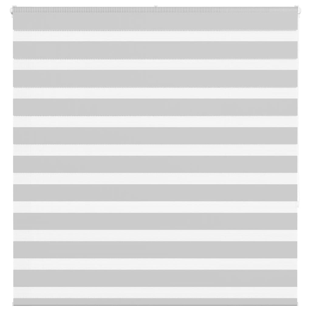 Vidaxl Zebra Roller Blind 145x150 cm Staubbreite 140,9 cm hellgrau