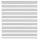 Vidaxl Zebra Roller Blind 145x150 cm Staubbreite 140,9 cm hellgrau