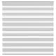 Vidaxl Zebra Roller Blind 150x150 cm Staubbreite 145,9 cm hellgrau