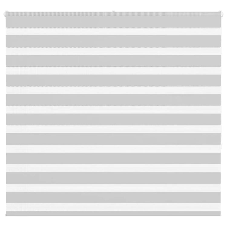 Vidaxl Zebra Roller Blind 155x150 cm Stoffbreite 150,9 cm hellgrau