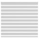 Vidaxl Zebra Roller Blind 155x150 cm Stoffbreite 150,9 cm hellgrau