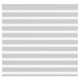 Vidaxl Zebra Roller Blind 160x150 cm Stoffbreite 155,9 cm hellgrau