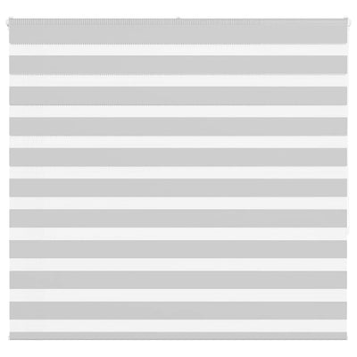 Vidaxl Zebra Roller Blind 165x150 cm Staubbreite 160,9 cm hellgrau