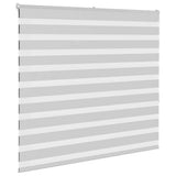Vidaxl Zebra Roller Blind 165x150 cm Staubbreite 160,9 cm hellgrau - afbeelding 3