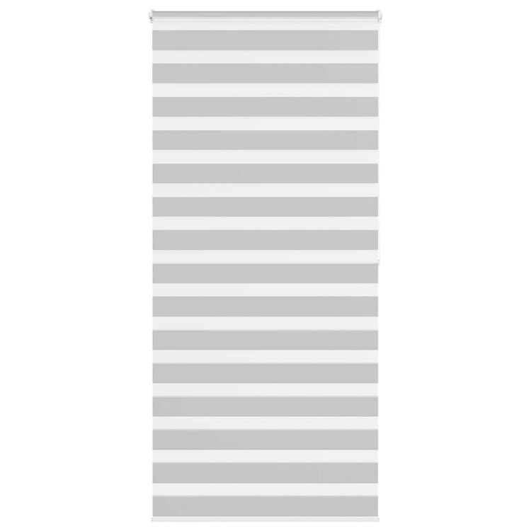 Vidaxl Zebra Roller Blind 95x200 cm Stoffbreite 90,9 cm hellgrau