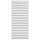 Vidaxl Zebra Roller Blind 100x200 cm Staubbreite 95,9 cm hellgrau