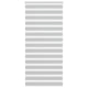 Vidaxl Zebra Roller Blind 110x200 cm Stoffbreite 105,9 cm hellgrau
