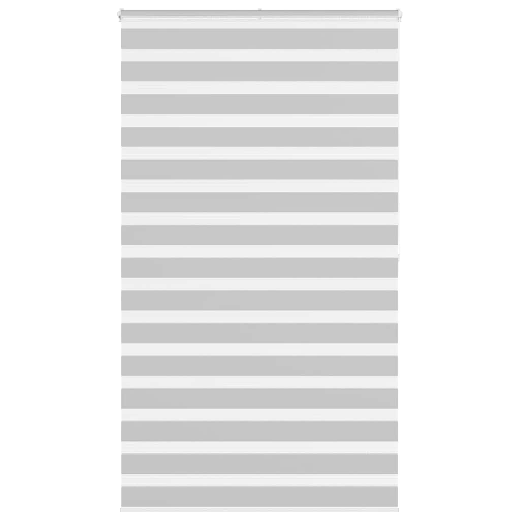 Vidaxl Zebra Roller Blind 120x200 cm Stoffbreite 115,9 cm hellgrau