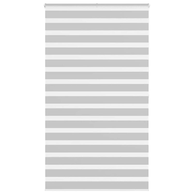Vidaxl Zebra Roller Blind 120x200 cm Stoffbreite 115,9 cm hellgrau