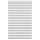 Vidaxl Zebra Roller Blind 140x200 cm Stoffbreite 135,9 cm hellgrau