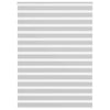 Vidaxl Zebra Roller Blind 160x200 cm Stoffbreite 155,9 cm hellgrau